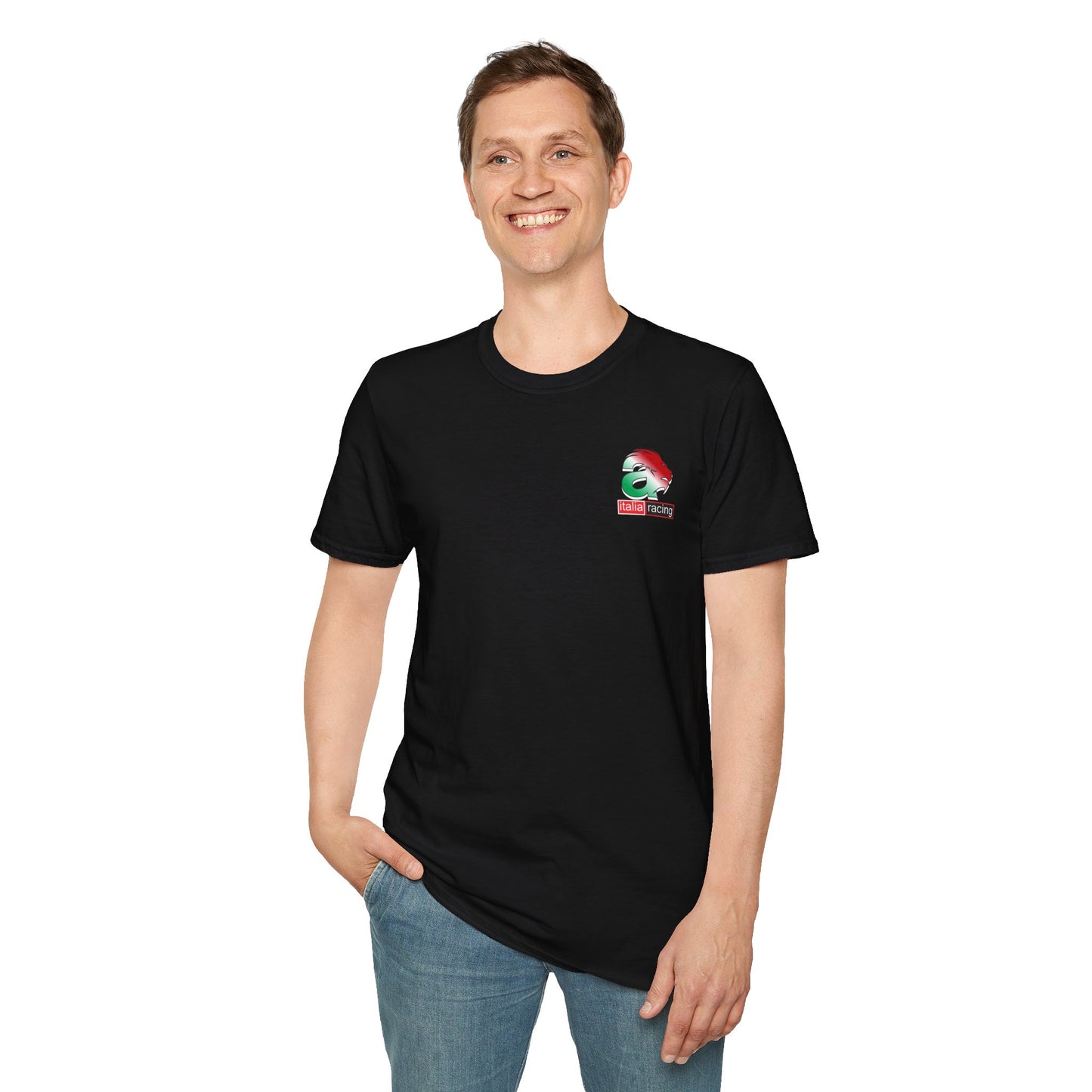 Aprilia Inspired Apparel. Aprlia Italia Racing Black Designer Inspired T Shirt