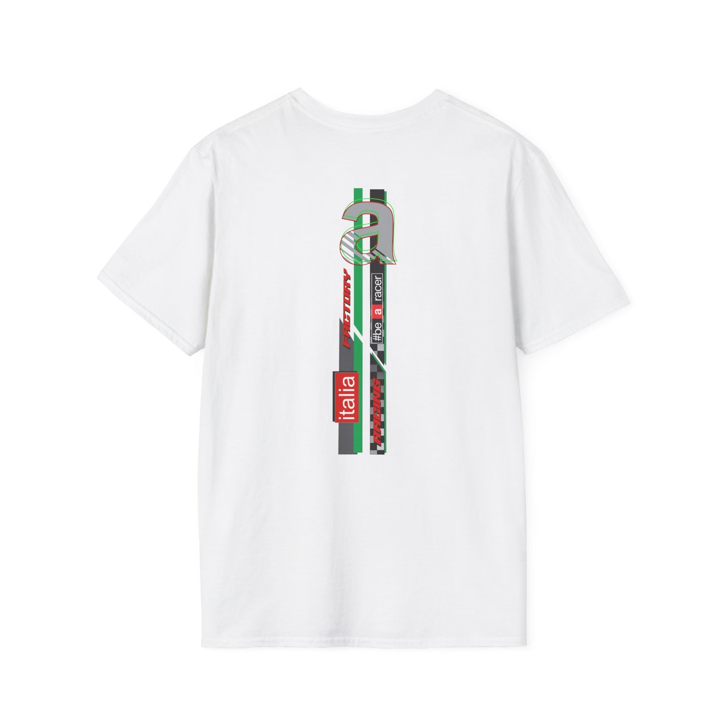 Aprilia Inspired Apparel. Aprlia White Italia Racing Designer Inspired T Shirt