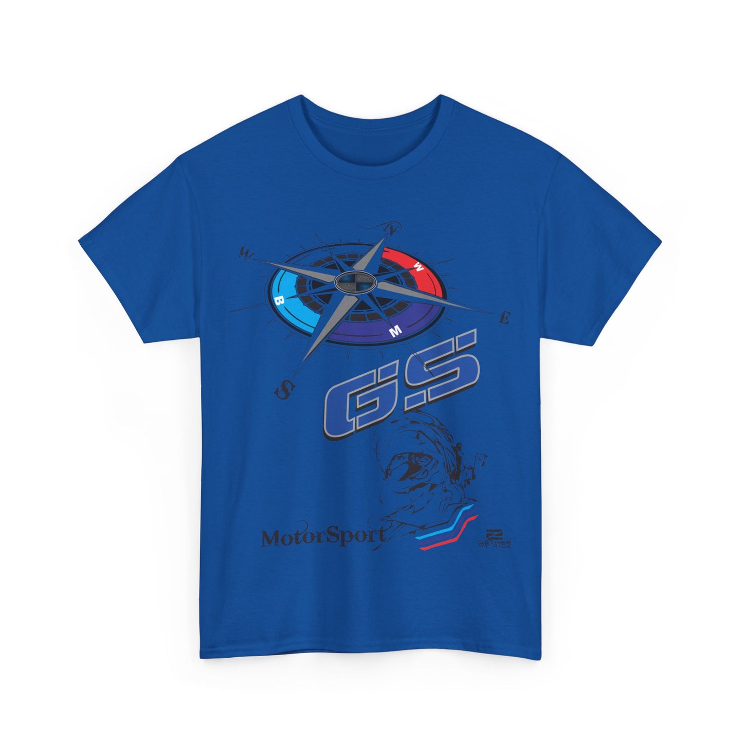 BMW Inspired Apparel - BMW GS MotorSport  T Shirt. White/Red/Grey/Sand. For the BMW Enthusiast. BMW Inspired Apparel