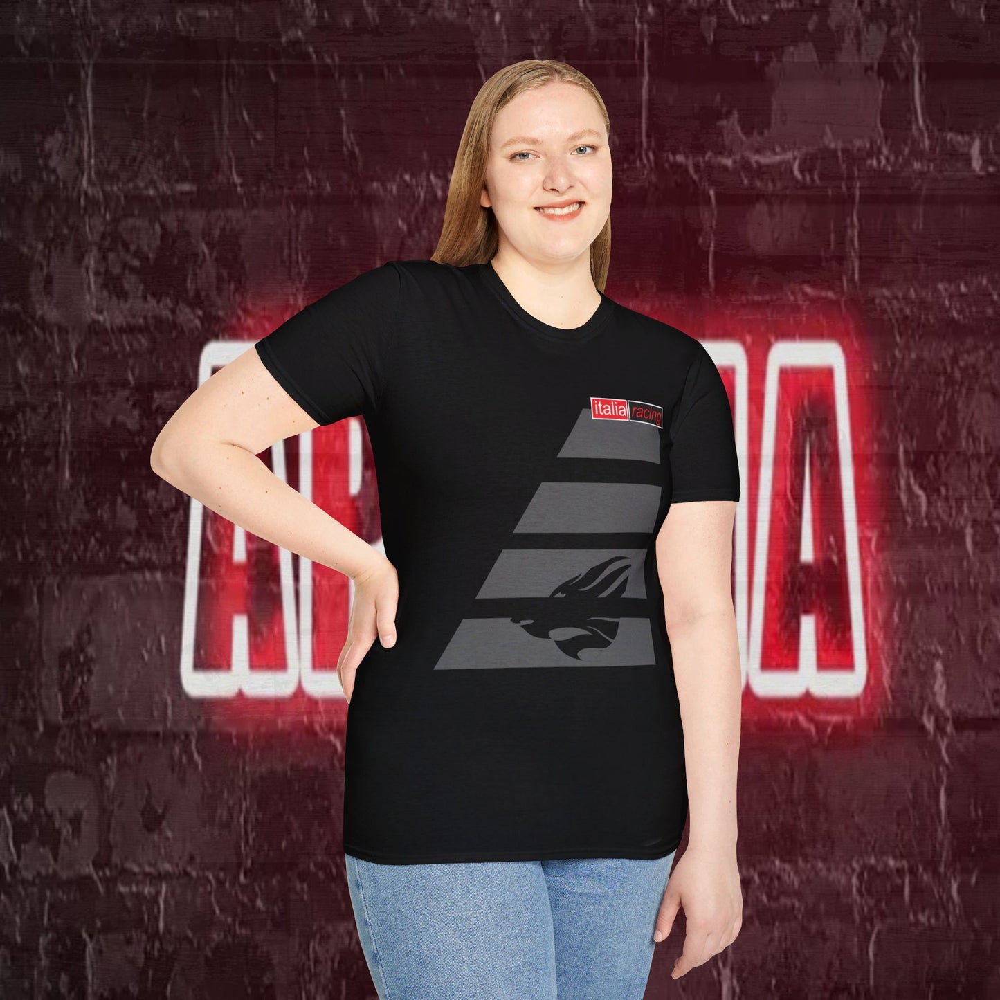 Aprilia Apparel Inspired Black Designer T-Shirt. For the Aprilia Enthusiast.