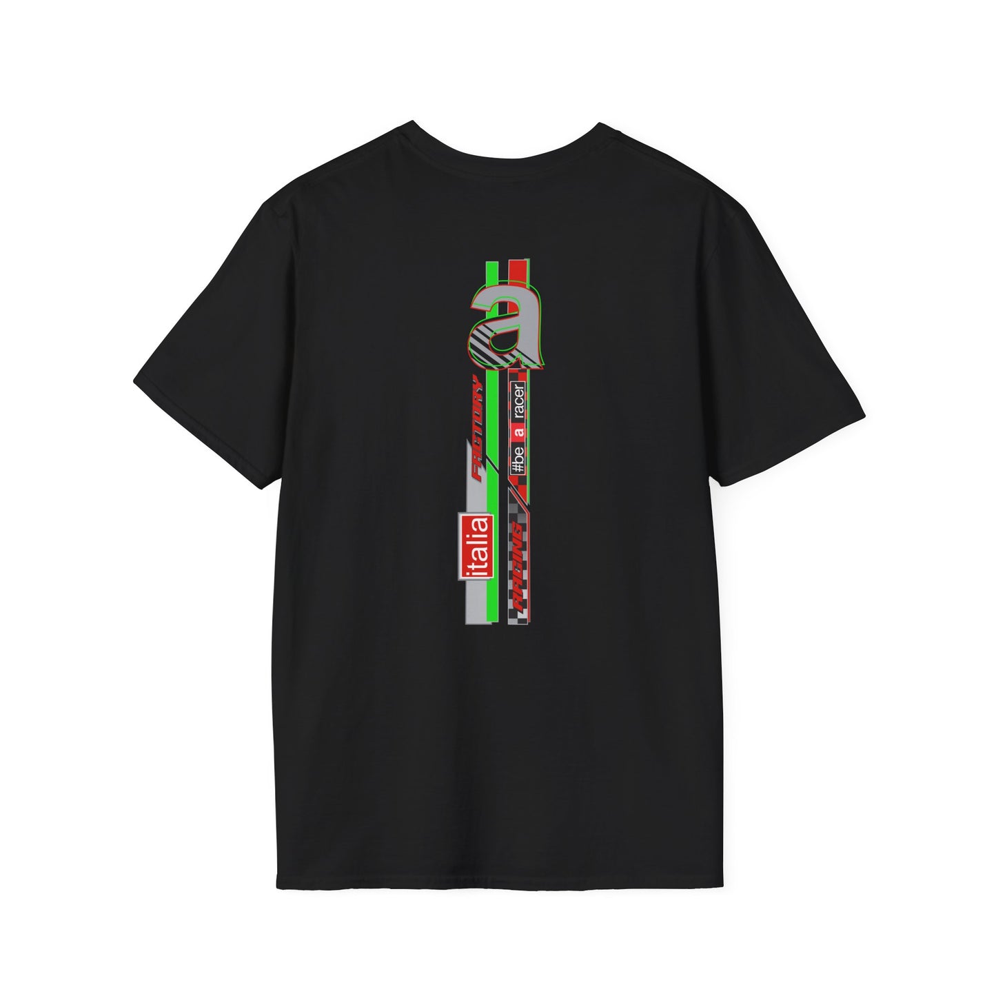 Aprilia Inspired Apparel. Aprlia Italia Racing Black Designer Inspired T Shirt