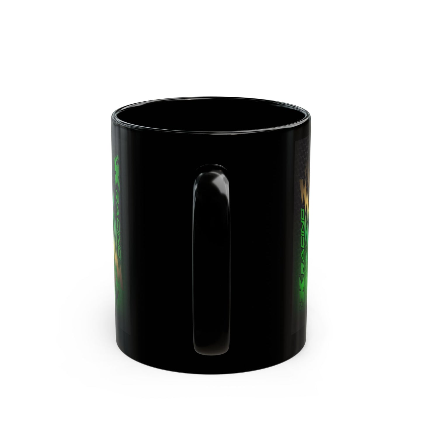 Kawasaki Factory Racing Designer Black Coffee Mug