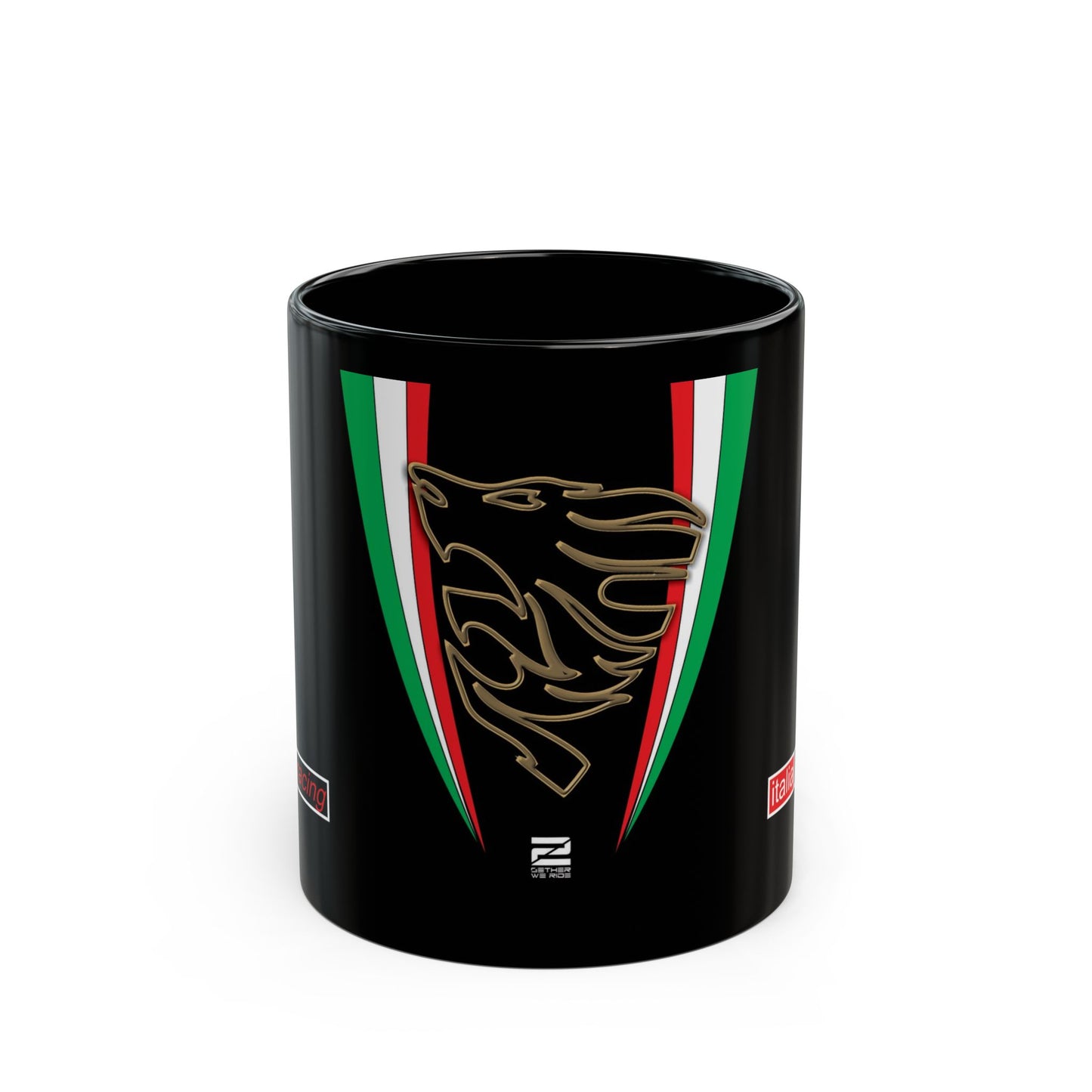 Aprilia Inspired Lifestyle. Aprilia Inspired Designer Black Coffee Mug