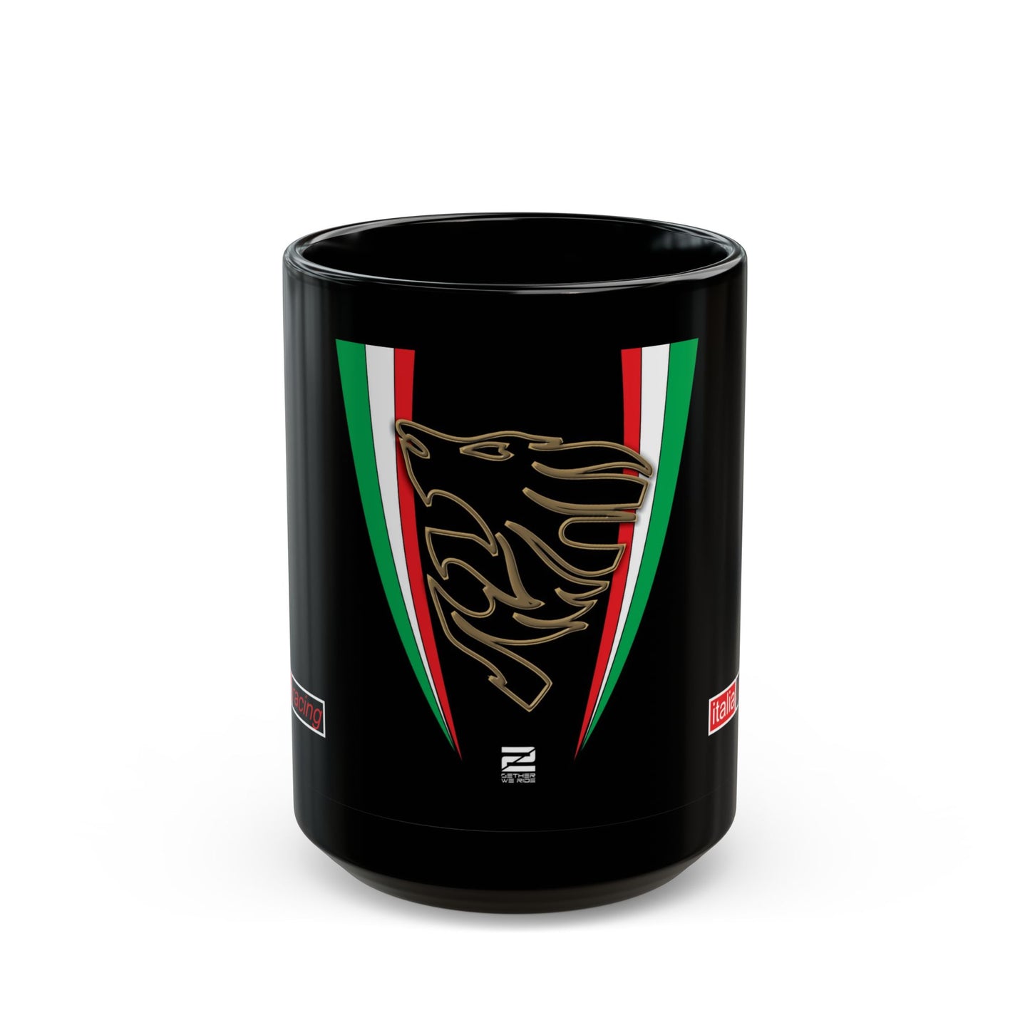 Aprilia Inspired Lifestyle. Aprilia Inspired Designer Black Coffee Mug