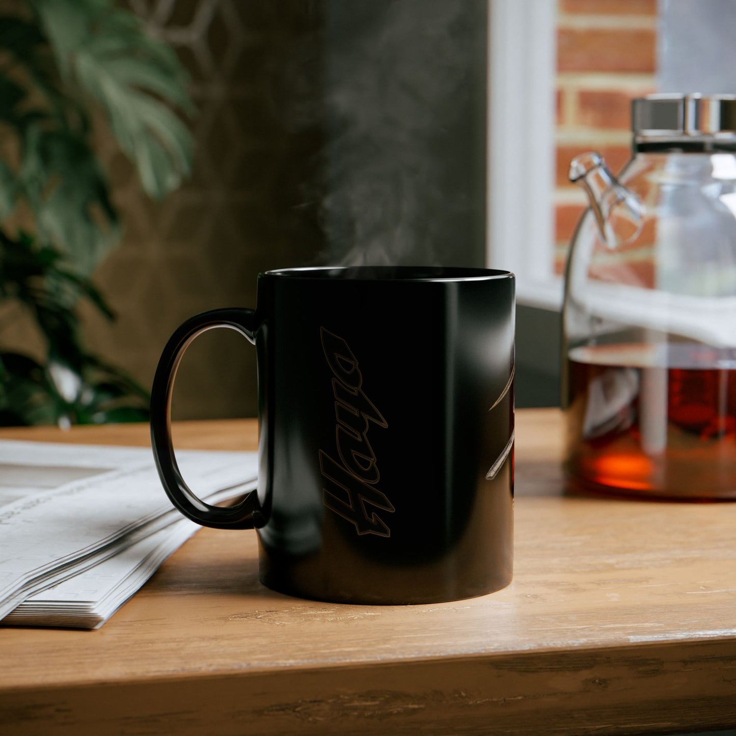 Suzuki Inspired Lifestyle. Suzuki Hayabusa Designer Black Coffee Mug