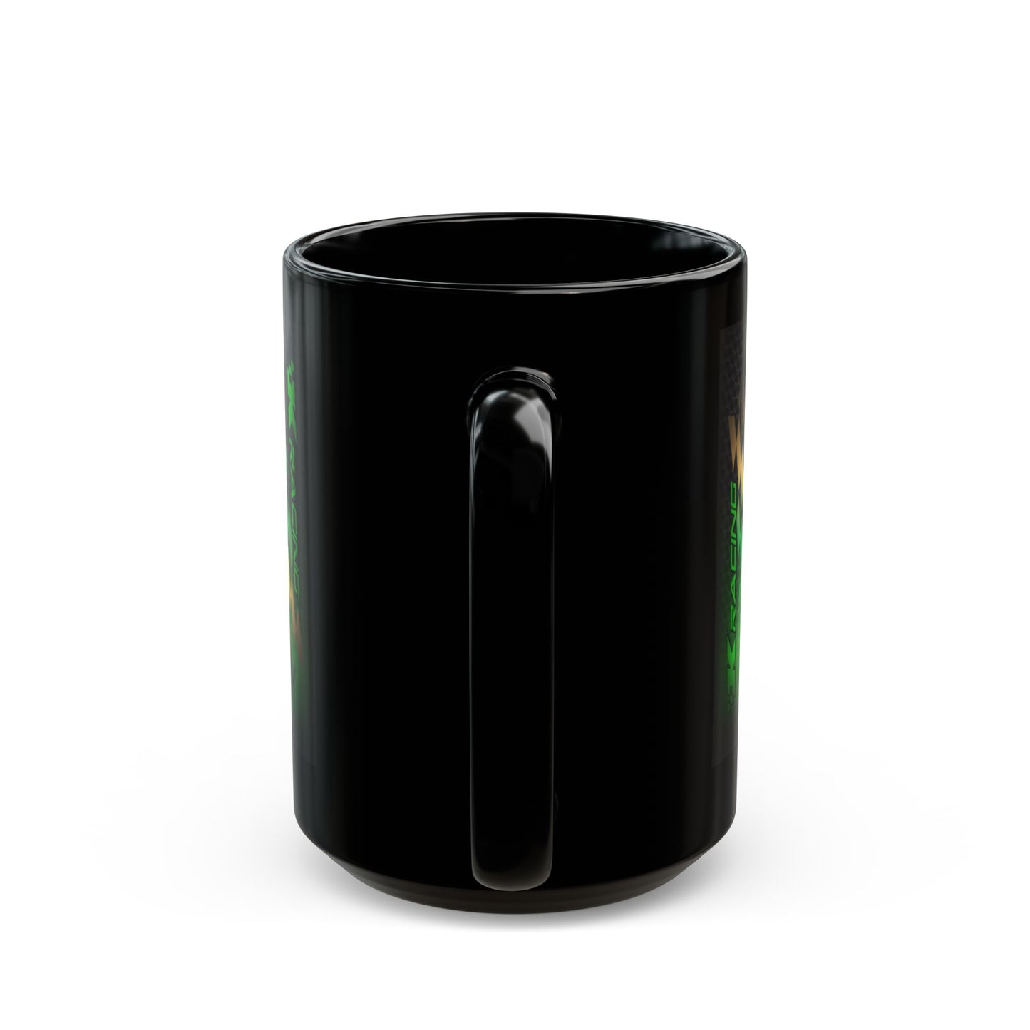 Kawasaki Factory Racing Designer Black Coffee Mug