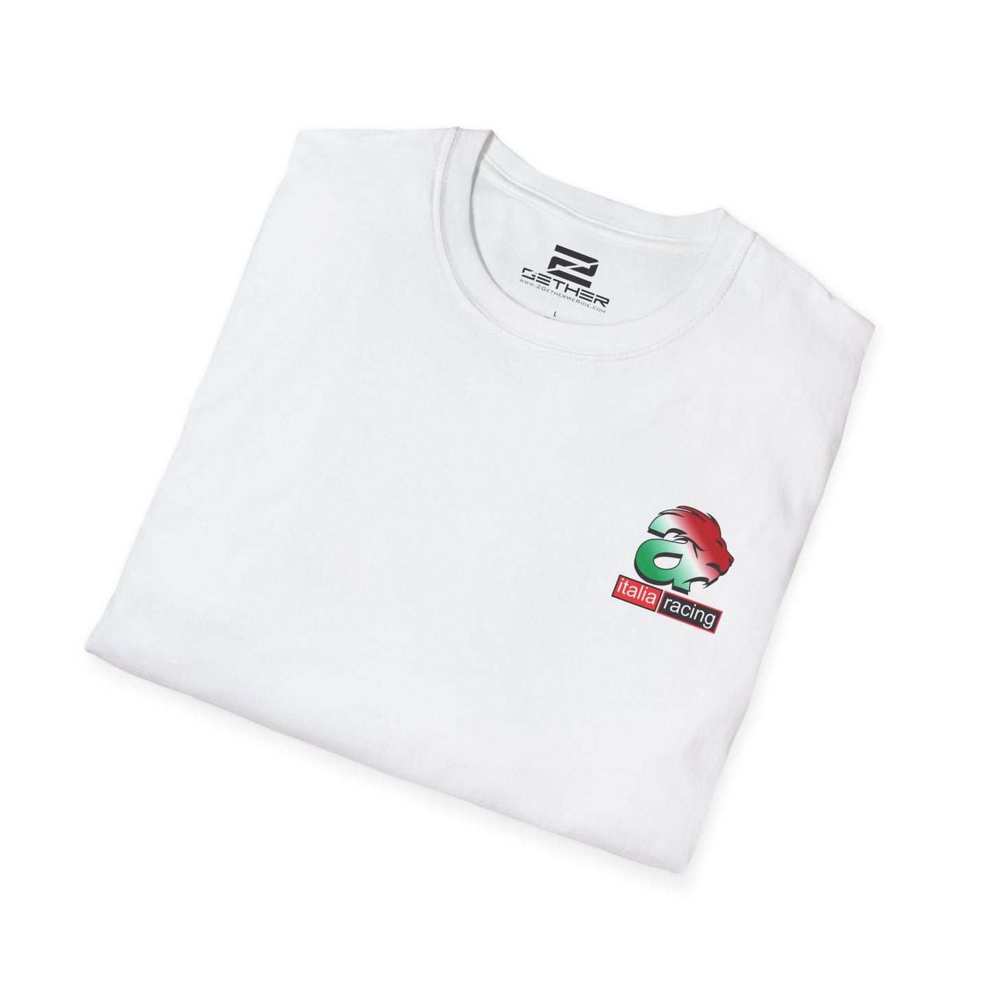 Aprilia Inspired Apparel. Aprlia White Italia Racing Designer Inspired T Shirt