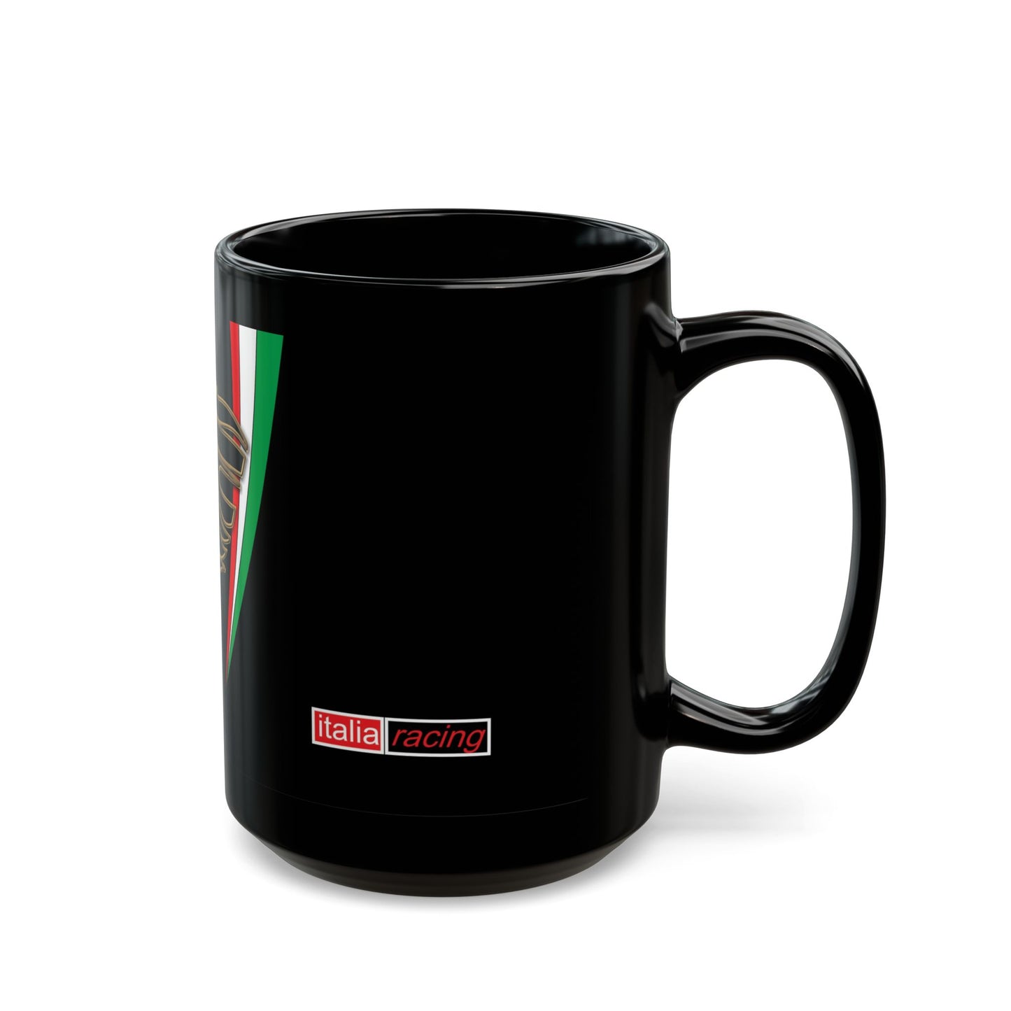 Aprilia Inspired Lifestyle. Aprilia Inspired Designer Black Coffee Mug