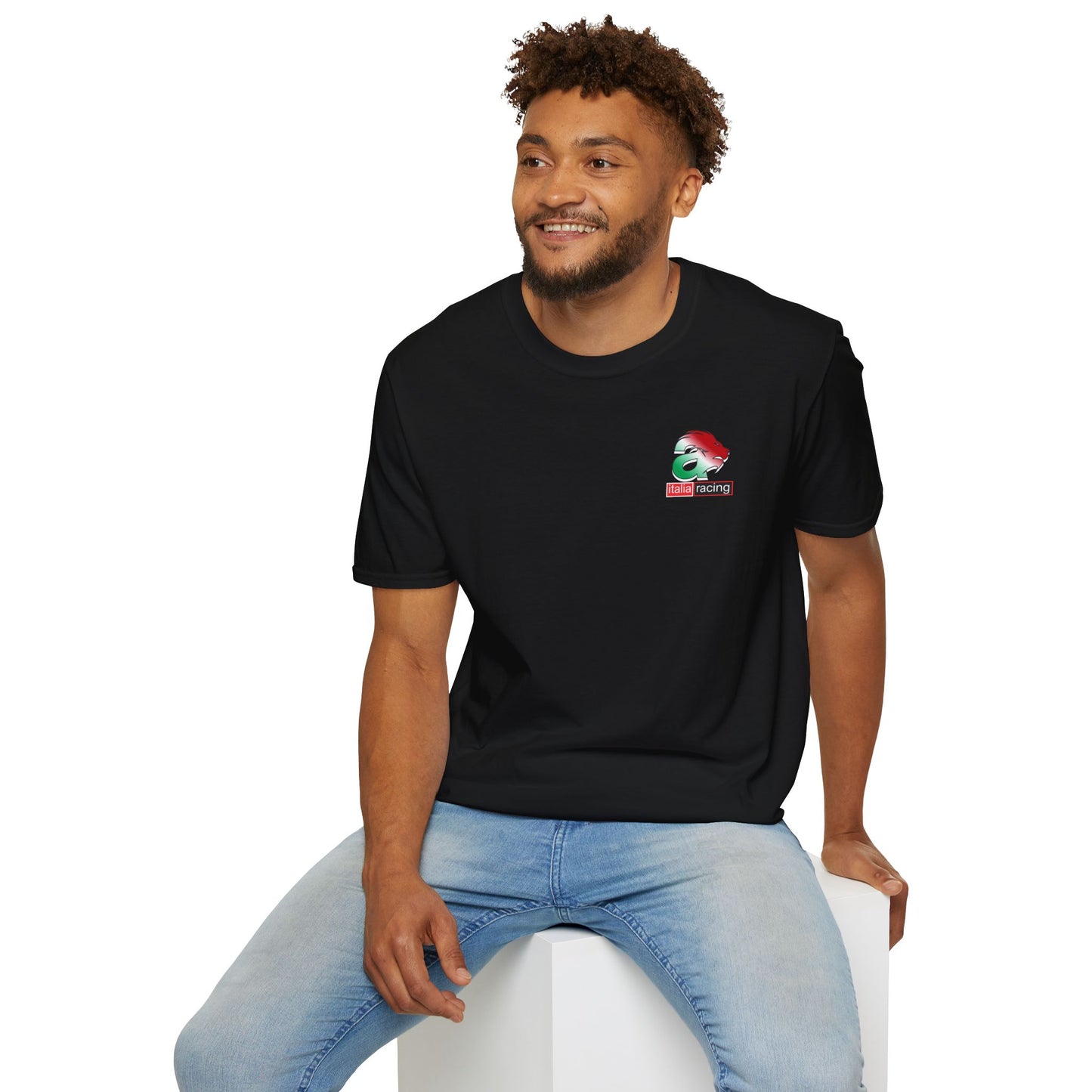 Aprilia Inspired Apparel. Aprlia Italia Racing Black Designer Inspired T Shirt