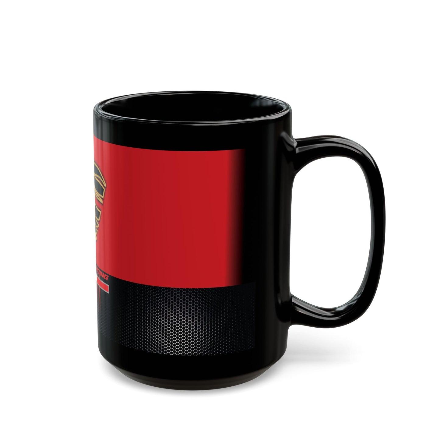 Aprilia Motor Bike Designer Black Coffee Mug. Apilia Motor Bike Gift Collection.