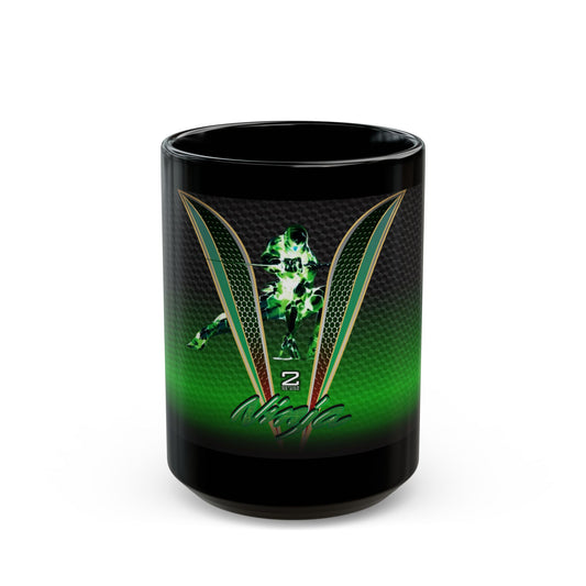 Kawasaki Factory Racing Designer Black Coffee Mug