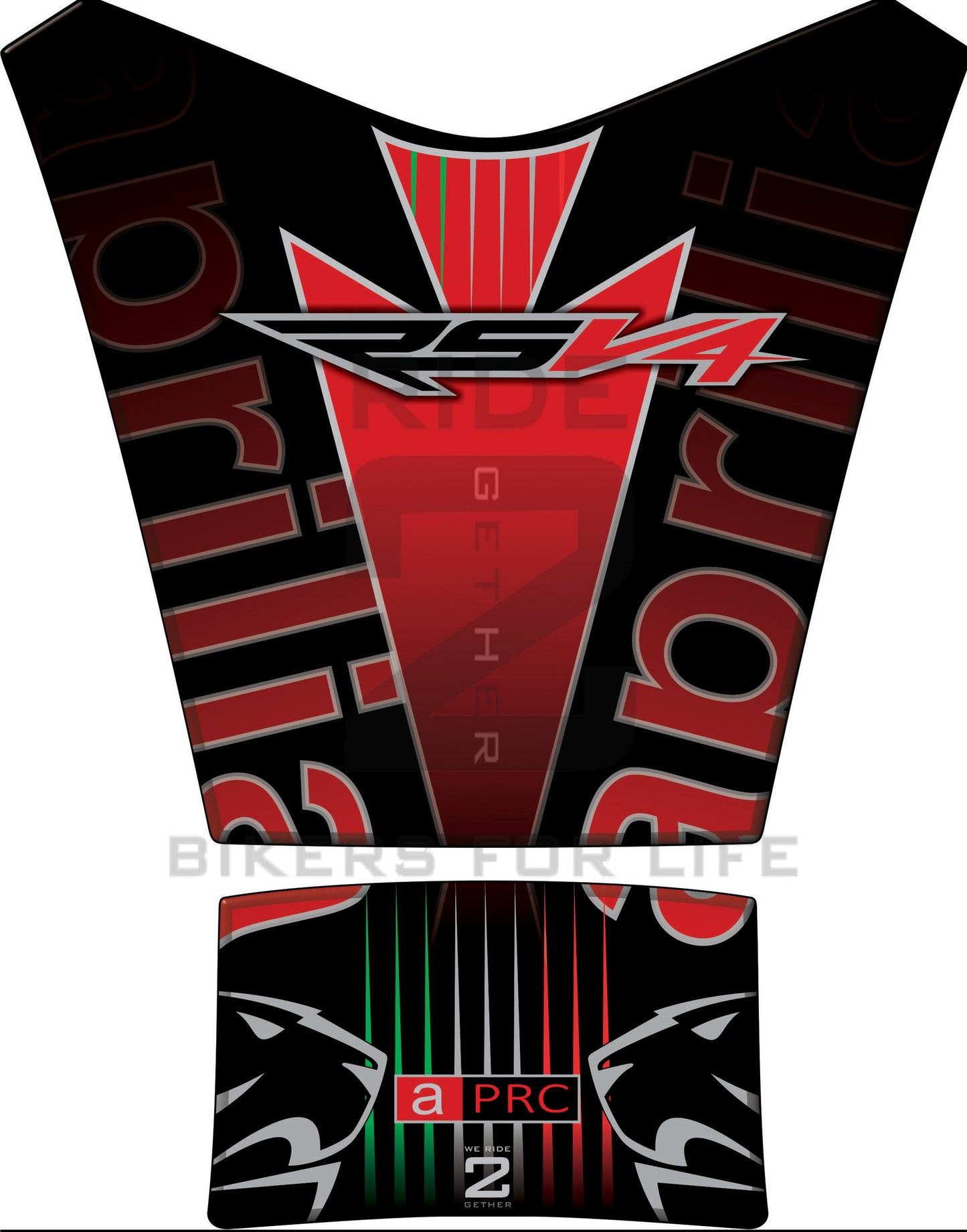 Aprilia Tuona RSV4 Black Tank Pad 2015 - 2019