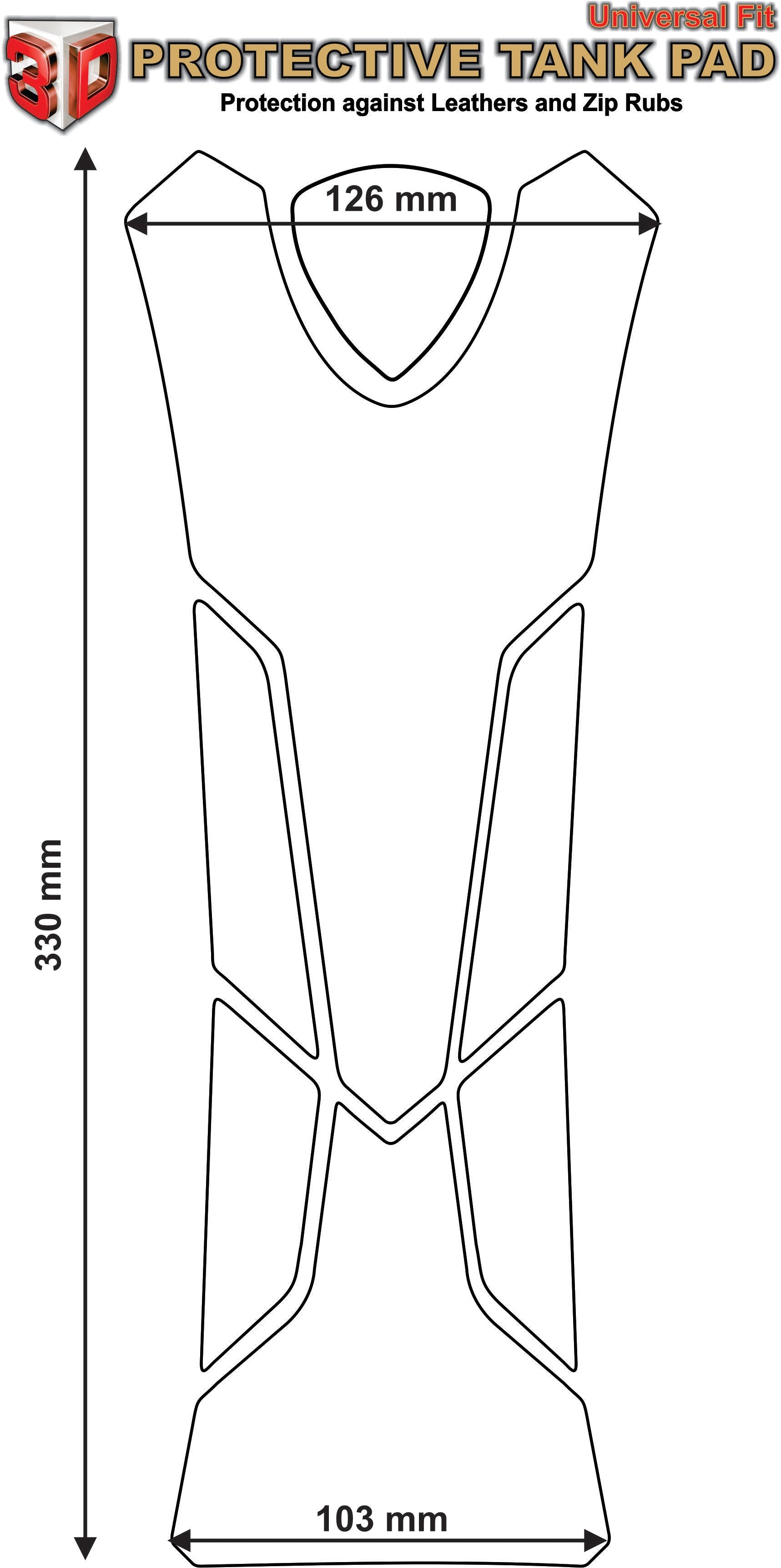 Ducati Panigale V4 R Black and Silver Motor Bike Tank Pad Protector