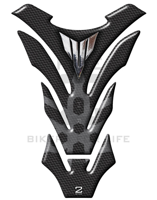 Yamaha MT Series. Carbon Fibre Black Slim Motor Bike Tank Pad Protectors. MT 01. MT 03. MT 07. MT 09. MT 10