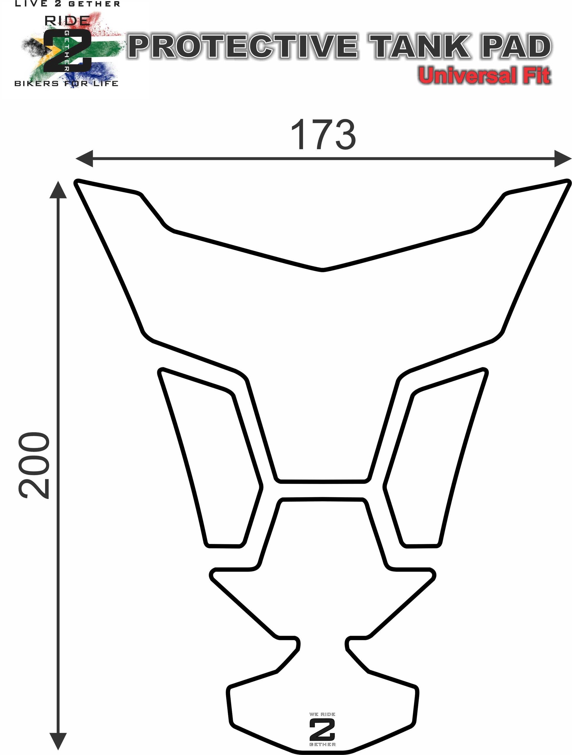 Suzuki Green Neon Carbon Fibre Tank Pad Protector. 2016 - 2022 models