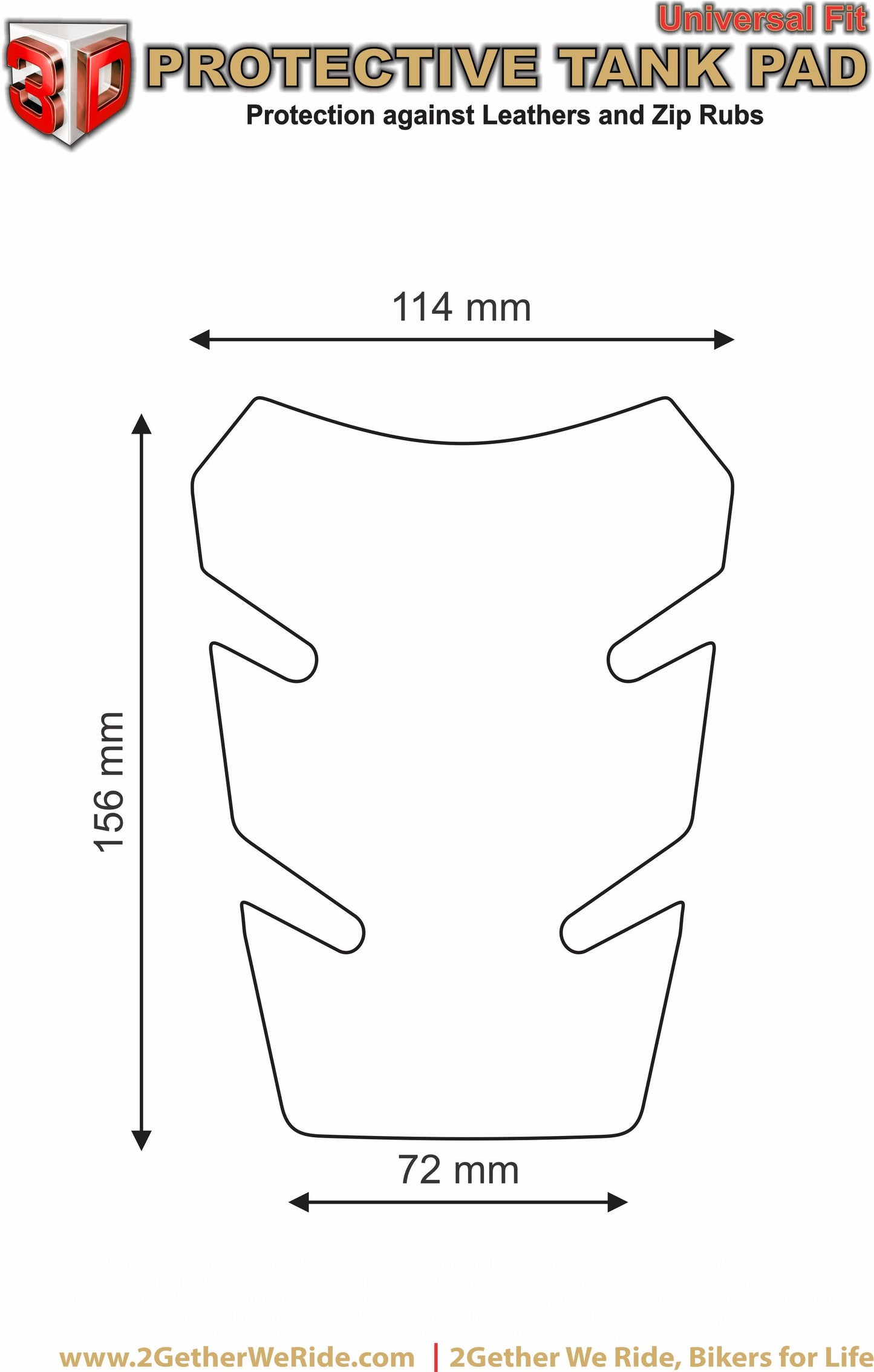 Motor Bike Tank Pad. Suzuki V-Strom 250 Black Carbon Fibre Tank Pad Protector.