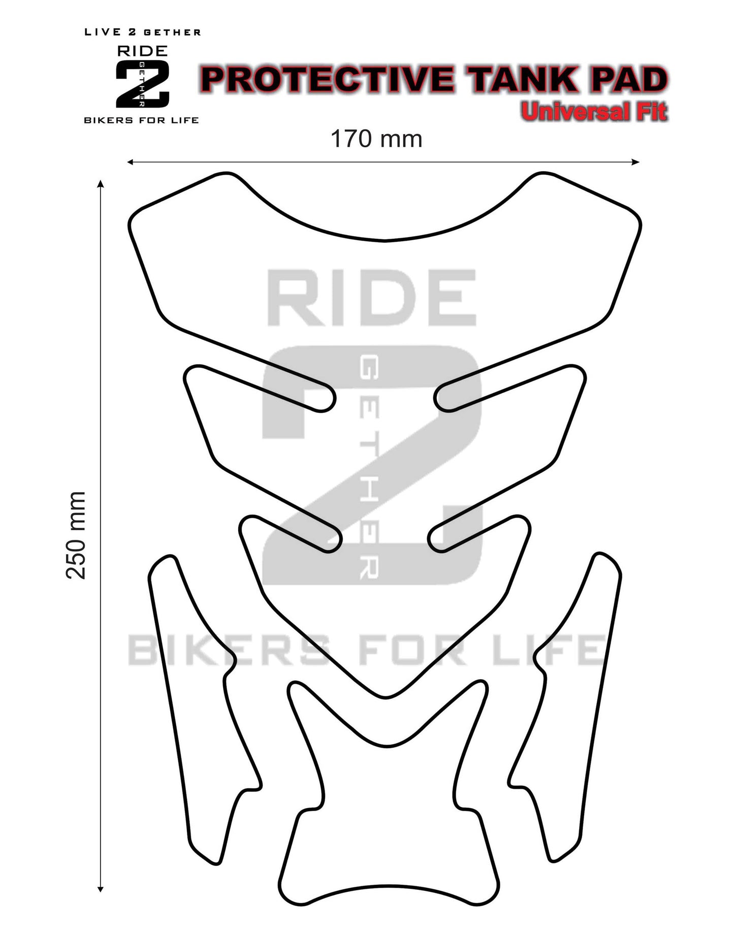 Motor Bike Tank Pad. Religious Range. Archangel  Psalm 91 Green . Universal Fit. Christian tank pad.