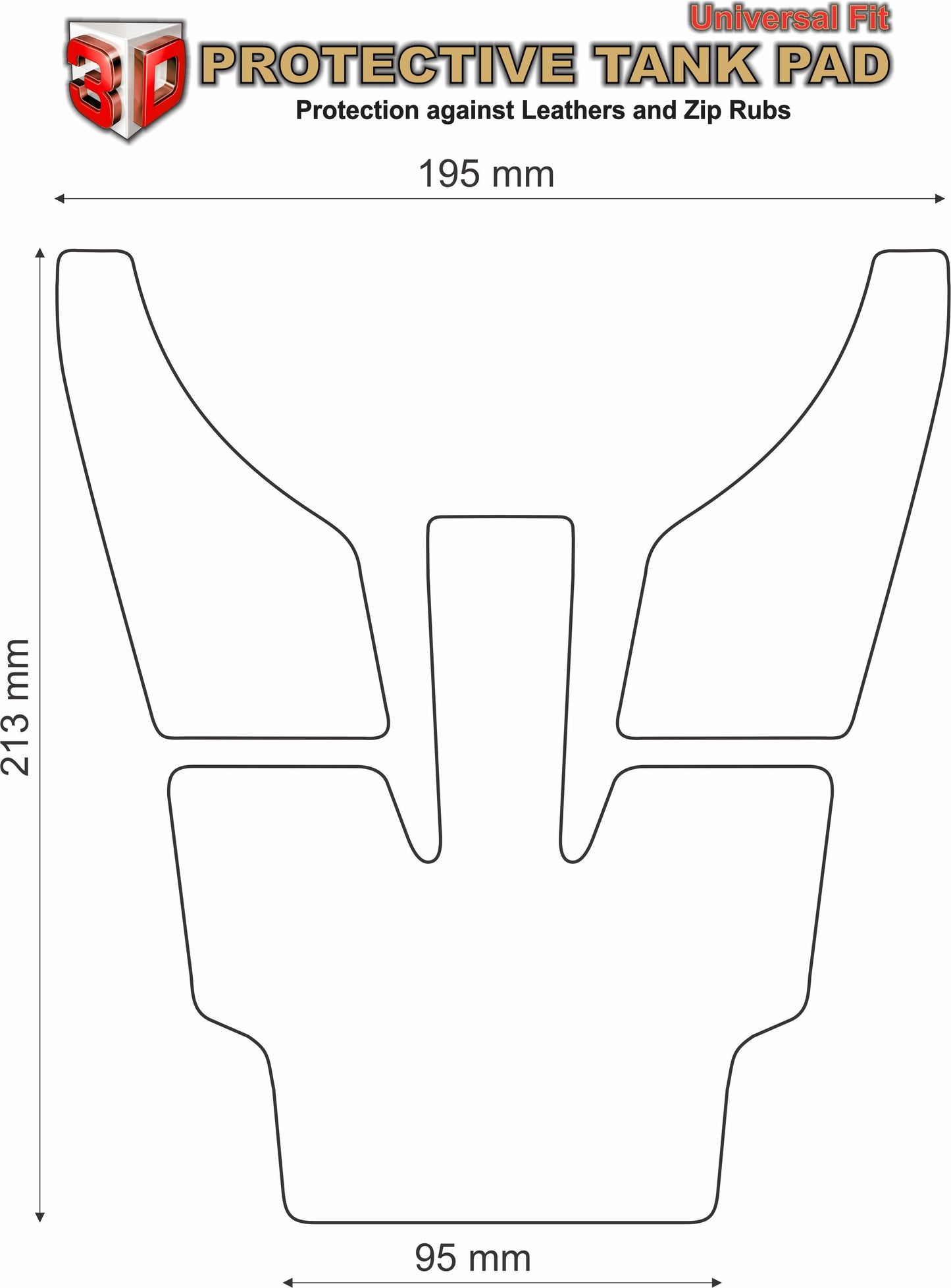 Motor Bike Tank Pad. Suzuki V-Strom 1000 (DL 1000) Yellow Tank Pad Protector.